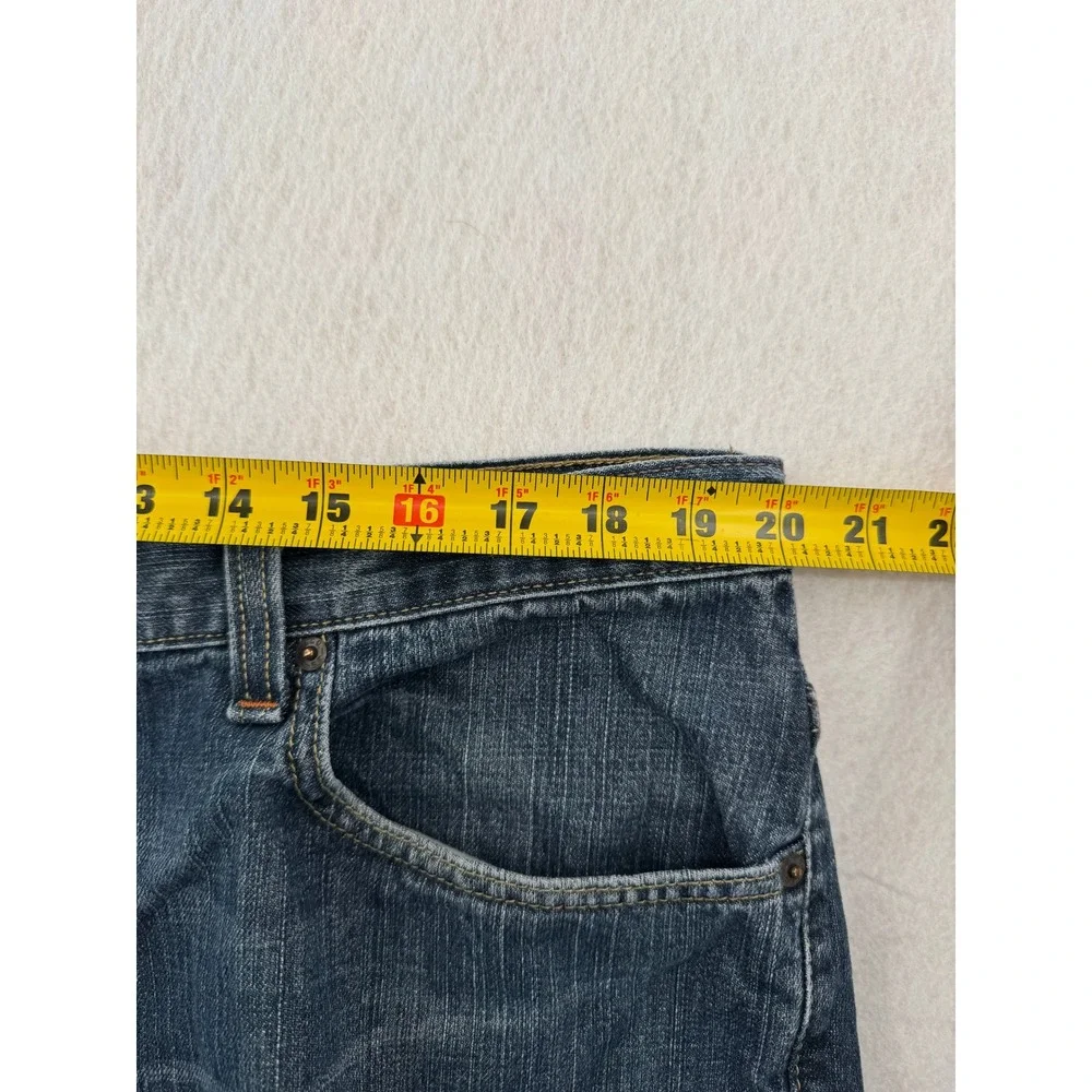Levis 569 Loose Straight Leg Jeans Mens 40x30 (40x25 Hemmed) Blue Denim Workwear